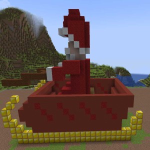 Weihnachtsmann von der anderen Seite